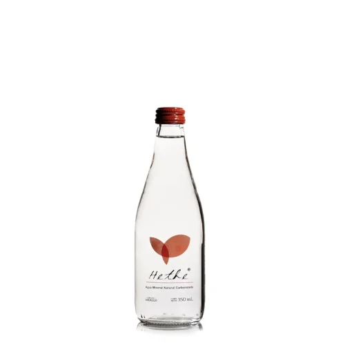 Hethe Premium Agua Mineral 350 ml. Cristal (Caja con 24 Piezas)